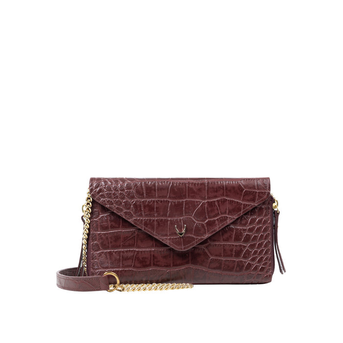 Markle-A Red Leather Sling Bag