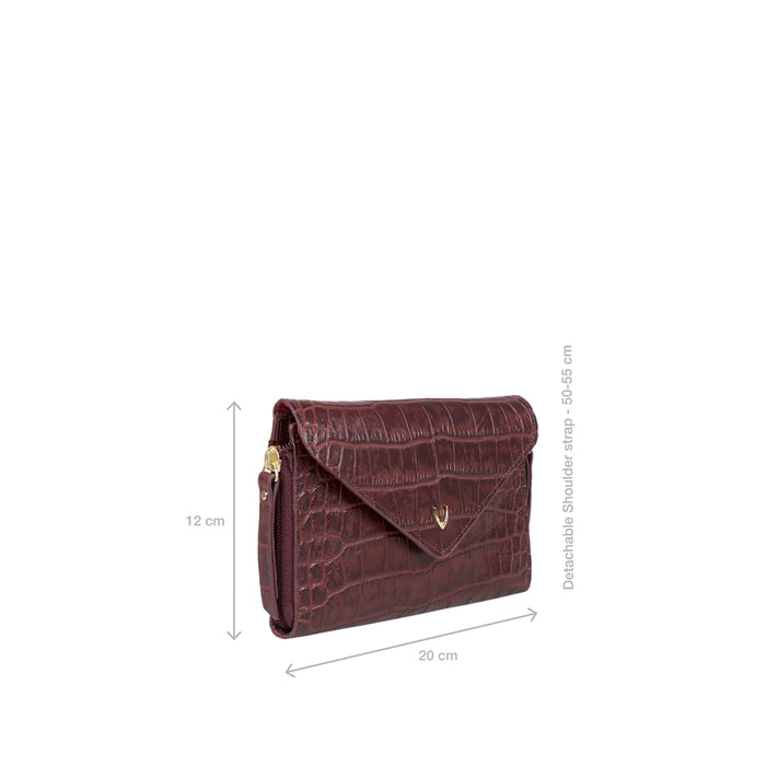 Markle-A Red Leather Sling Bag