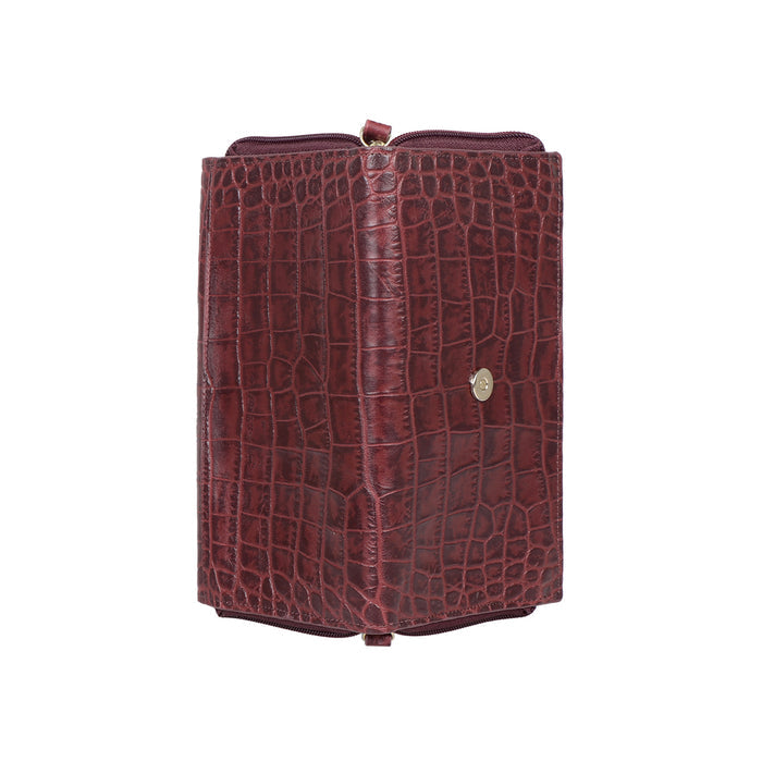 Markle-A Red Leather Sling Bag