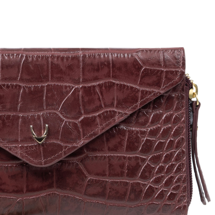 Markle-A Red Leather Sling Bag