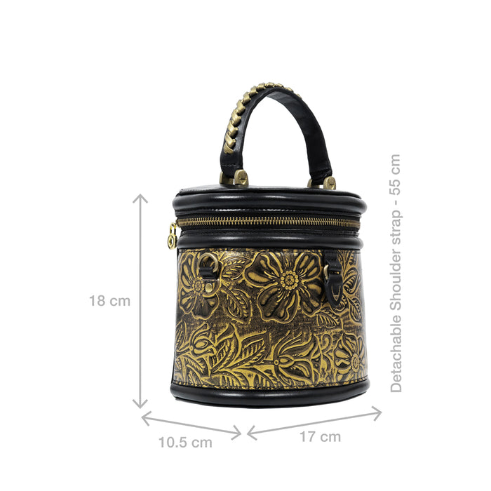 Marquise 02 Brown Leather Sling Bag
