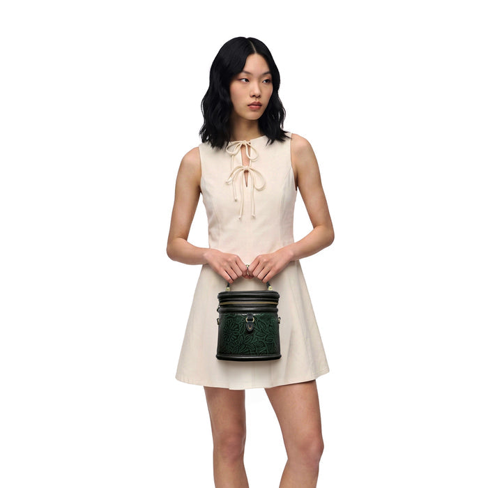 Marquise 02 Olive Leather Sling Bag