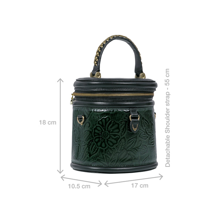 Marquise 02 Olive Leather Sling Bag