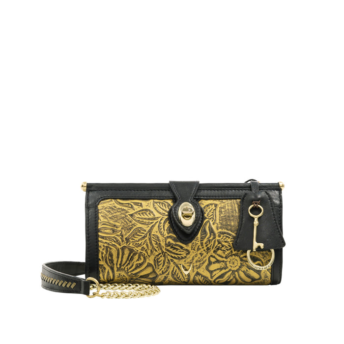 Marquise 05 Gold Leather Sling Bag