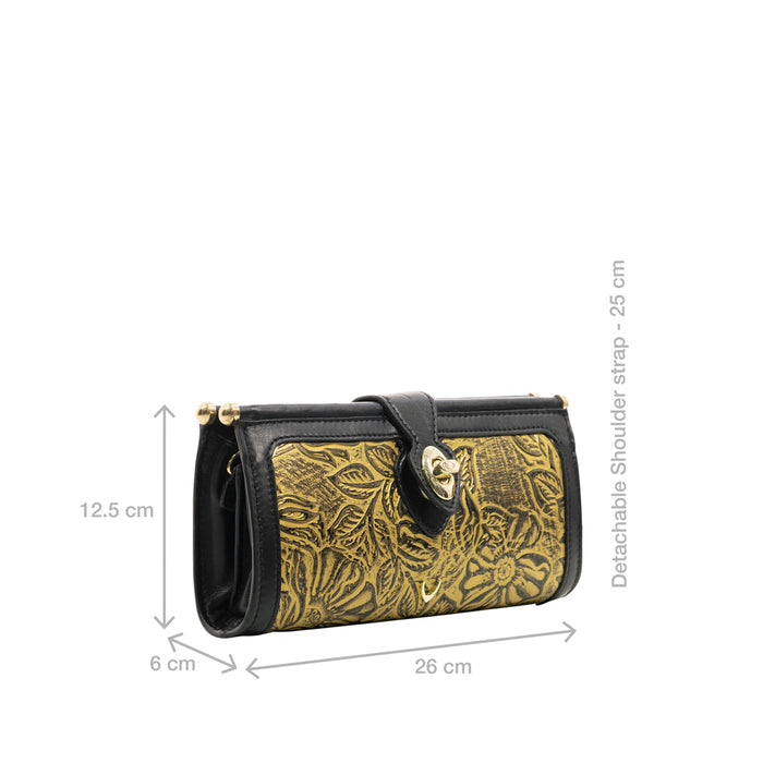 Marquise 05 Gold Leather Sling Bag