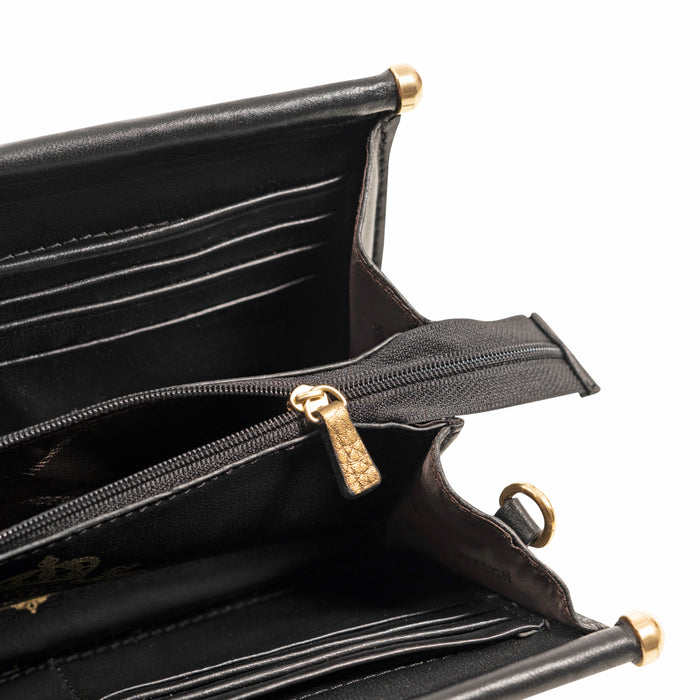 Marquise 05 Gold Leather Sling Bag