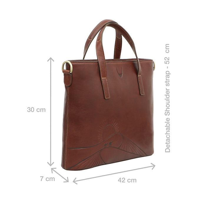 Marrakech - 03 Tan Leather Laptop Bag
