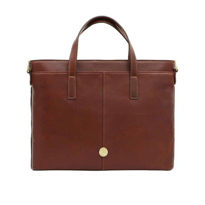 Marrakech - 03 Tan Leather Laptop Bag