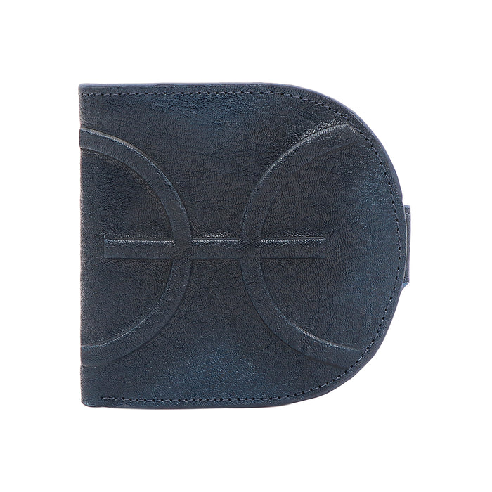 Marrakech W1 Blue Leather Bi-Fold Wallet