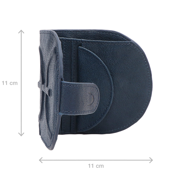 Marrakech W1 Blue Leather Bi-Fold Wallet