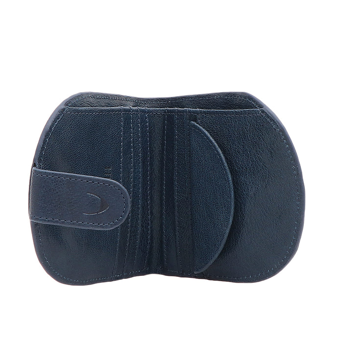 Marrakech W1 Blue Leather Bi-Fold Wallet