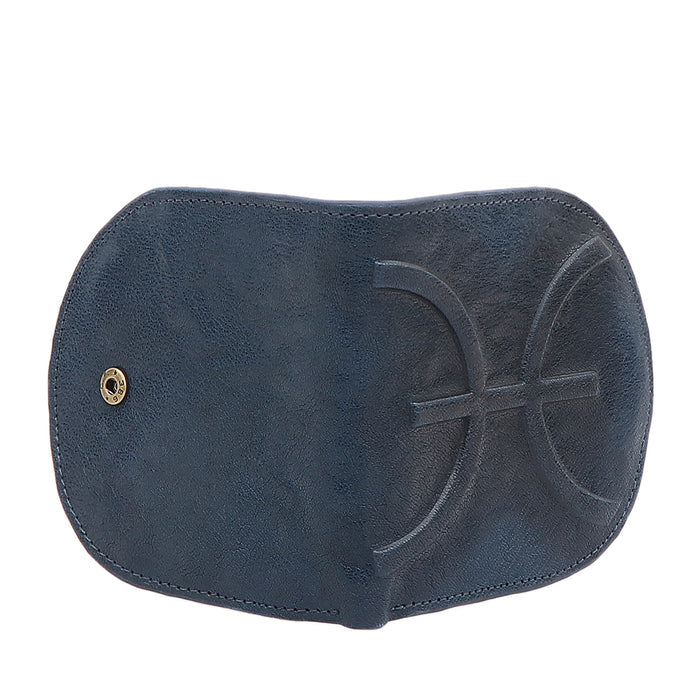 Marrakech W1 Blue Leather Bi-Fold Wallet