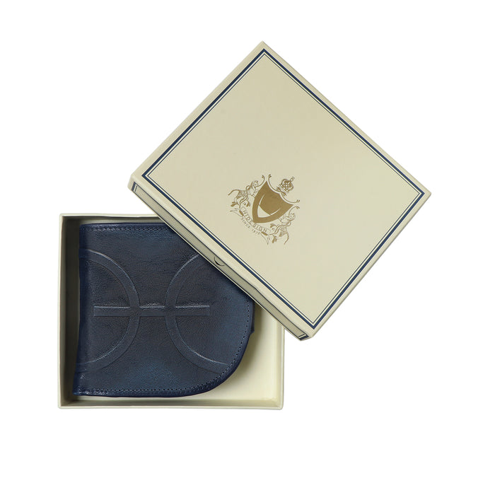 Marrakech W1 Blue Leather Bi-Fold Wallet