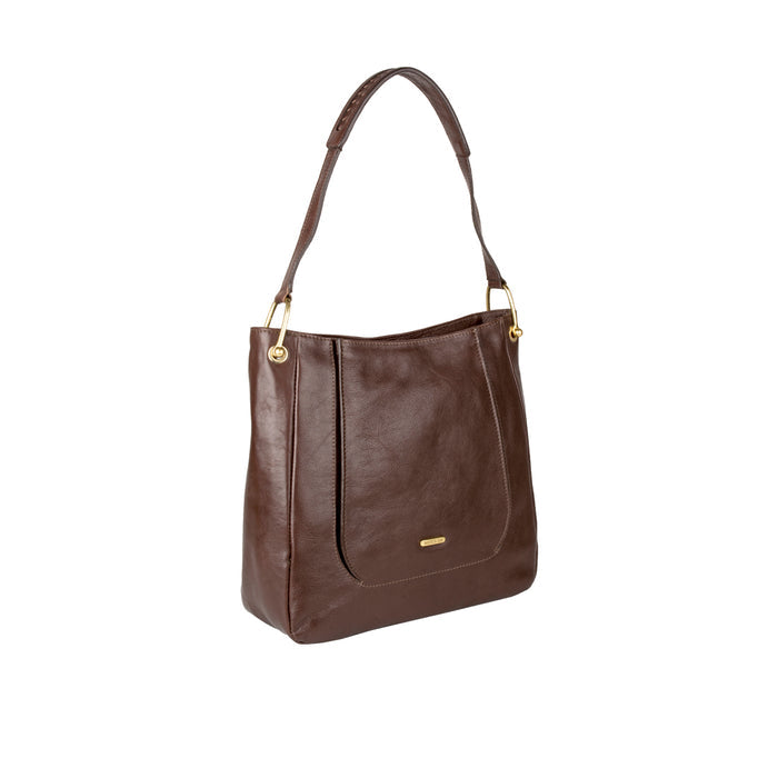Martella 01 Brown Leather Shoulder Bag