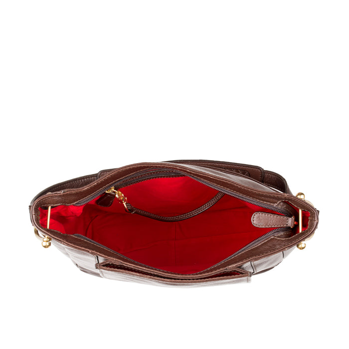 Martella 01 Brown Leather Shoulder Bag