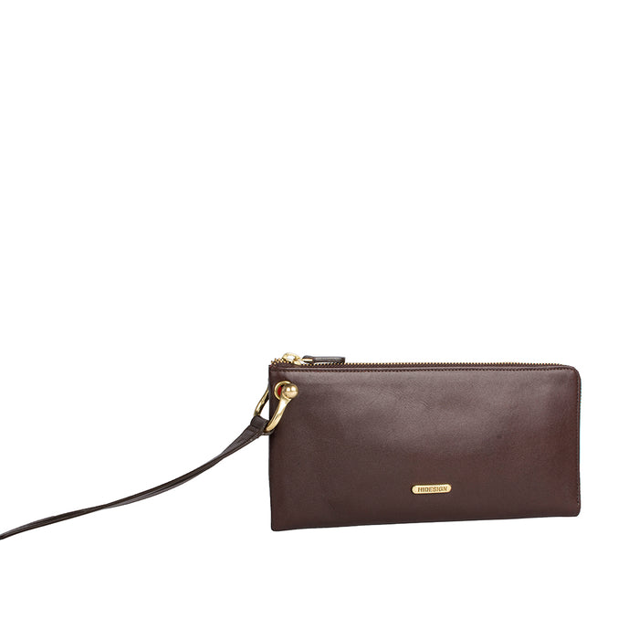 Martella W2 Brown Leather Zip Around Wallet