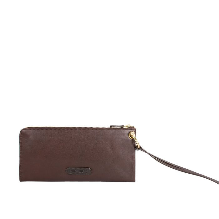 Martella W2 Brown Leather Zip Around Wallet
