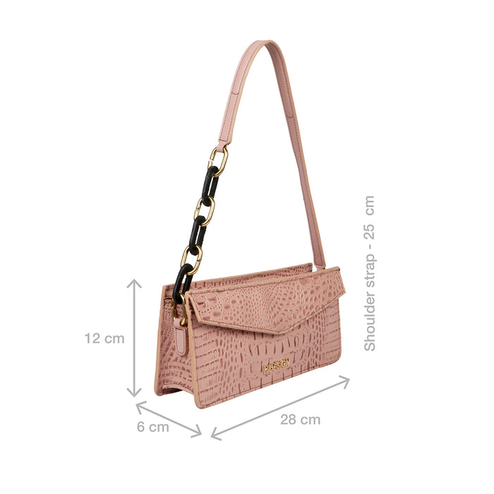 Martini 01 Pink Leather Shoulder Bag