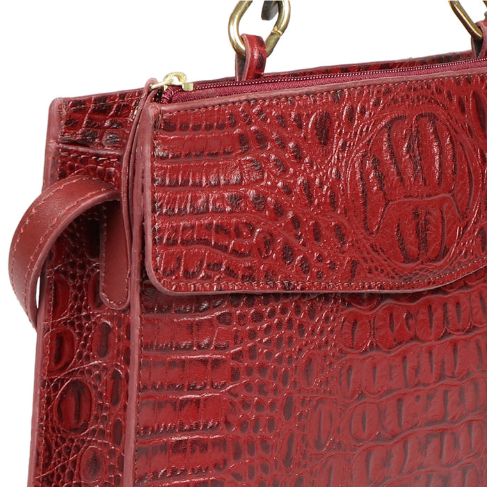 Martini 02 Marsala Leather Crossbody