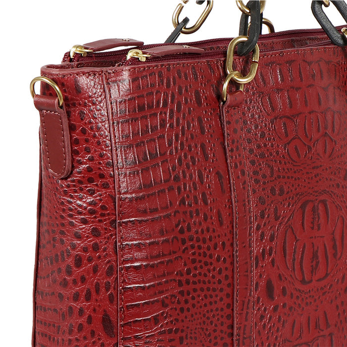 Martini 03 Marsala Leather Crossbody