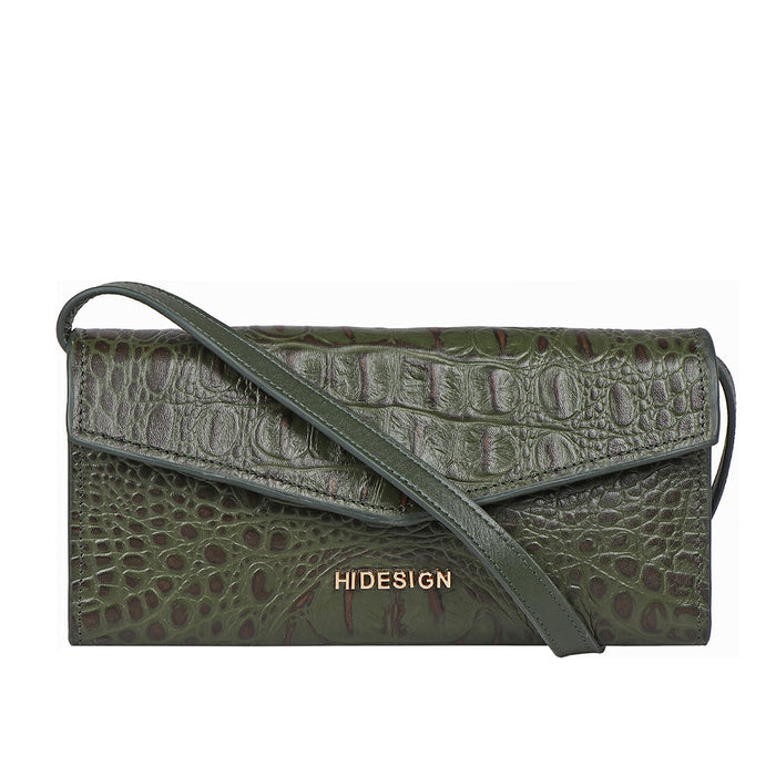Martini W1 Green Leather Sling Wallet