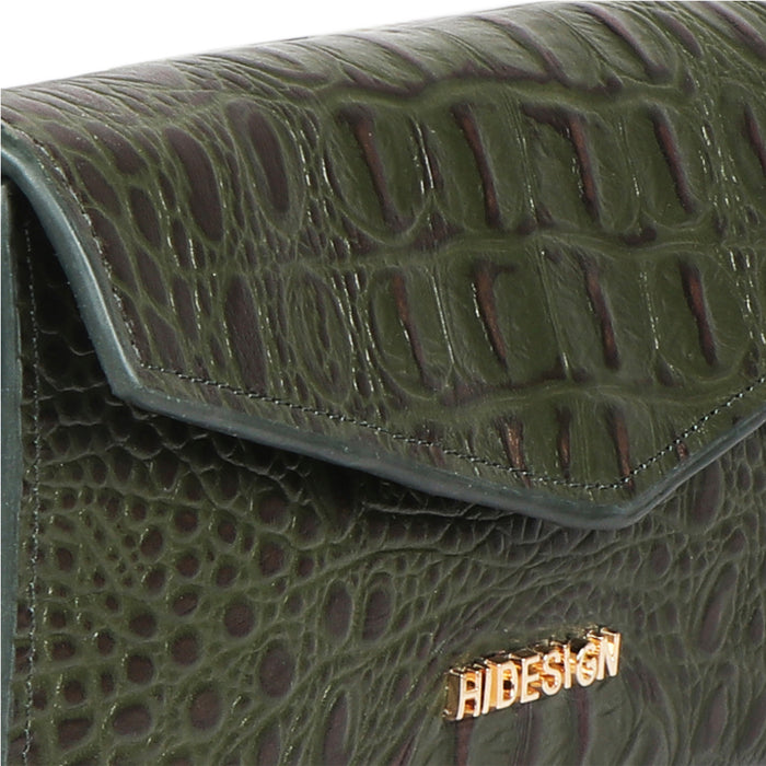 Martini W1 Green Leather Sling Wallet