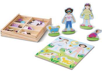 Melissa & Doug - Best Friends Magnetic Dress-Up