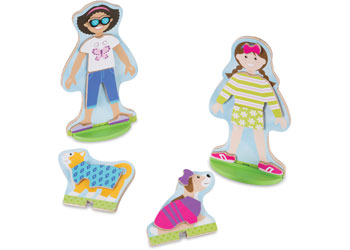 Melissa & Doug - Best Friends Magnetic Dress-Up