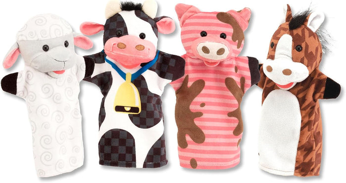 Melissa & Doug - Hand Puppets - Farm Friends