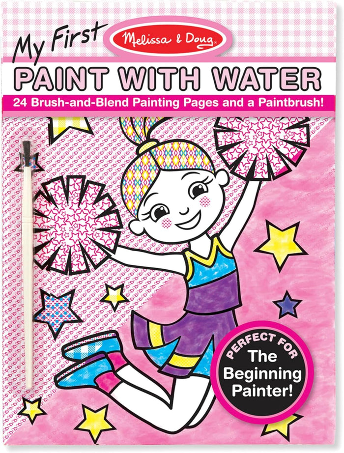 Melissa & Doug - My First Paint with Water - Cheerleaders, Flowers, Fairies & More