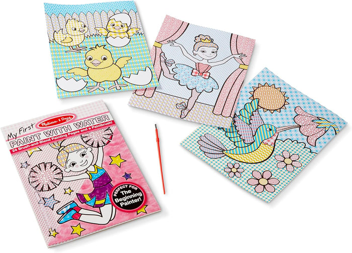 Melissa & Doug - My First Paint with Water - Cheerleaders, Flowers, Fairies & More