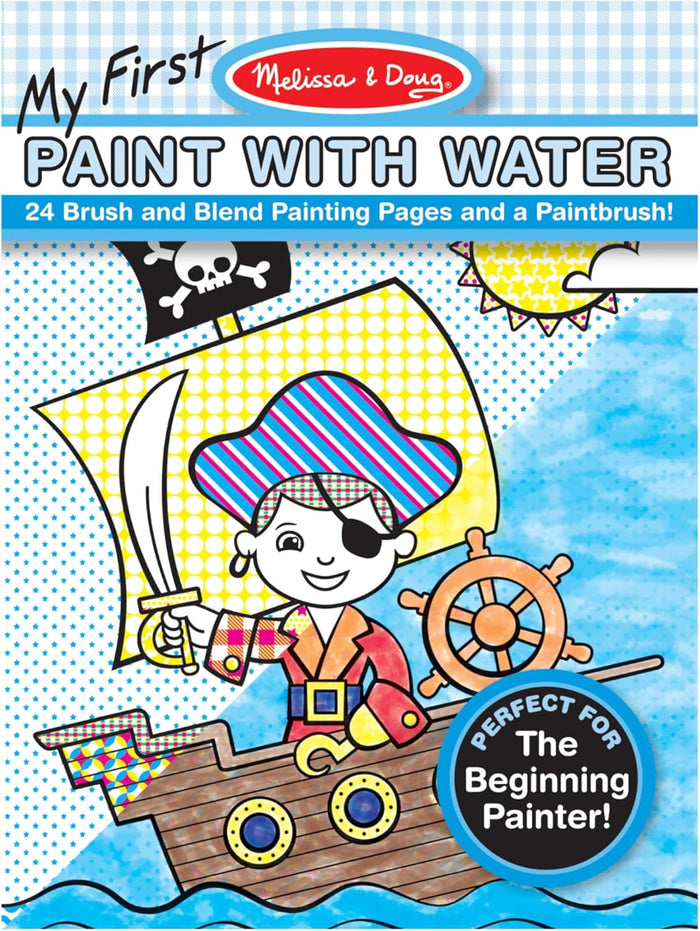 Melissa & Doug - My First Paint with Water - Pirates, Space, Construction & More