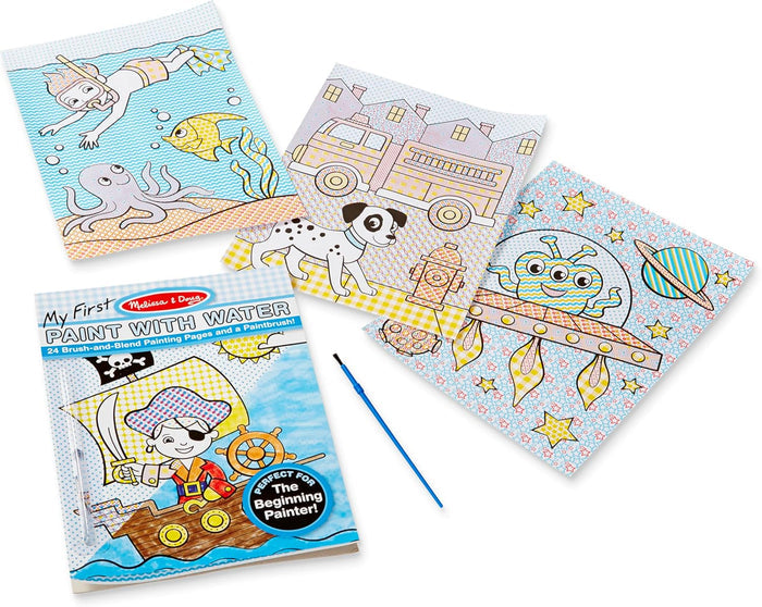 Melissa & Doug - My First Paint with Water - Pirates, Space, Construction & More