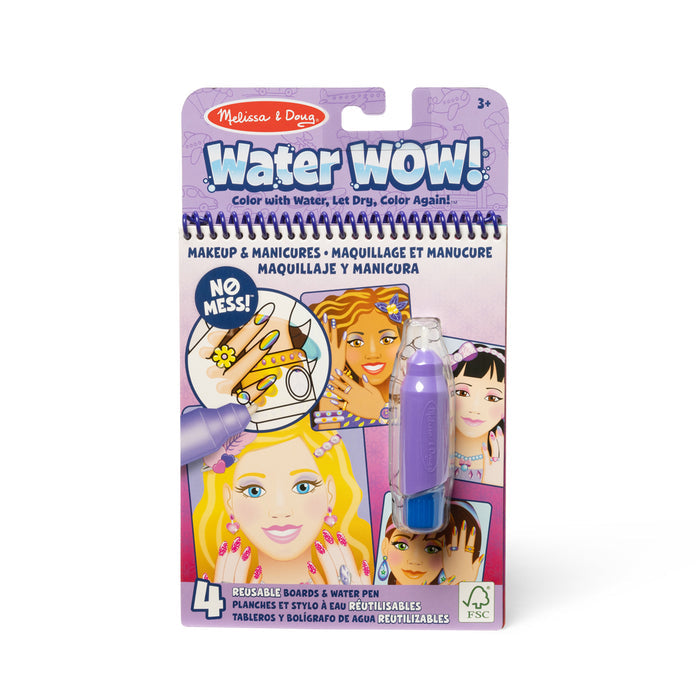 Melissa & Doug - On The Go - Water WOW - Makeup & Manicures