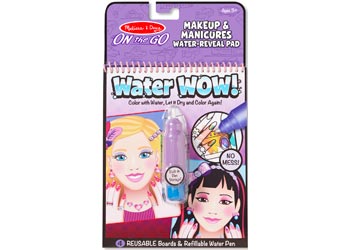 Melissa & Doug - On The Go - Water WOW - Makeup & Manicures