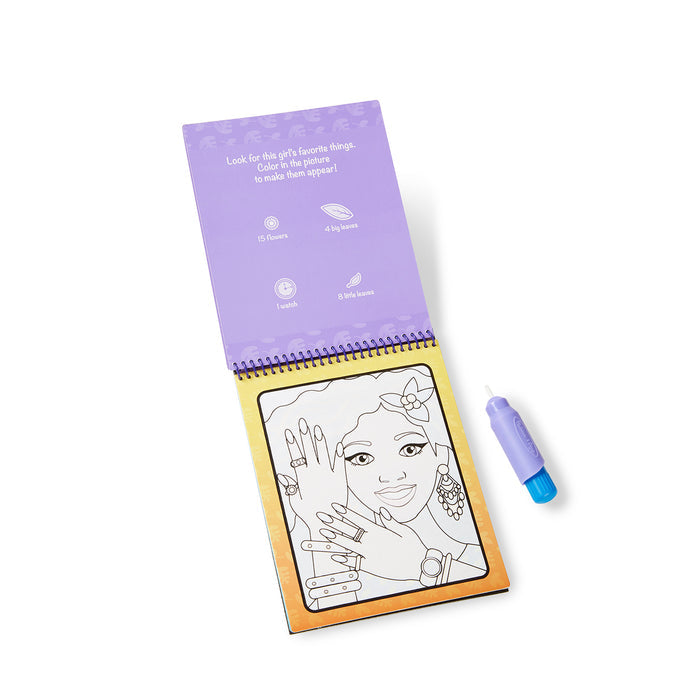 Melissa & Doug - On The Go - Water WOW - Makeup & Manicures