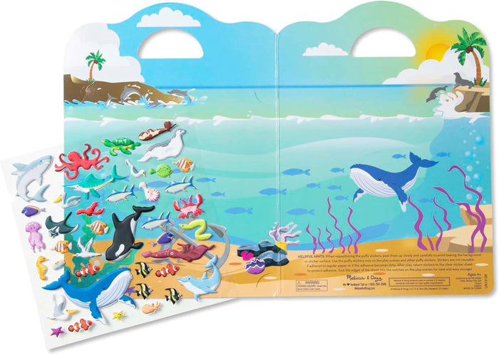 Melissa & Doug - Reusable Puffy Sticker Play Set - Ocean