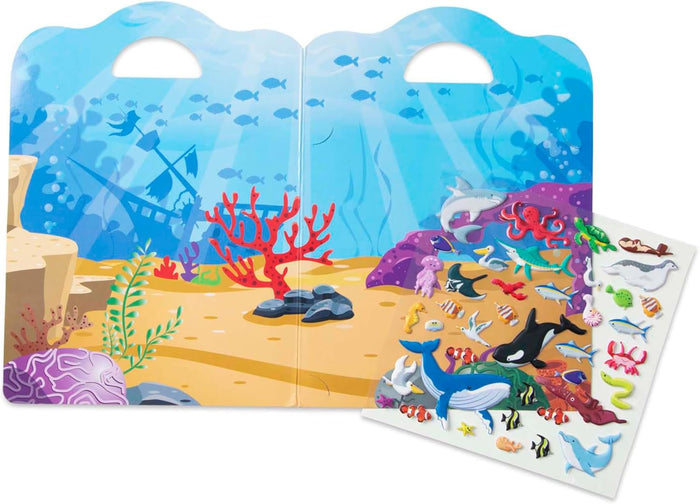 Melissa & Doug - Reusable Puffy Sticker Play Set - Ocean