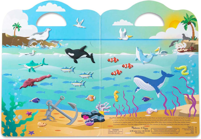 Melissa & Doug - Reusable Puffy Sticker Play Set - Ocean
