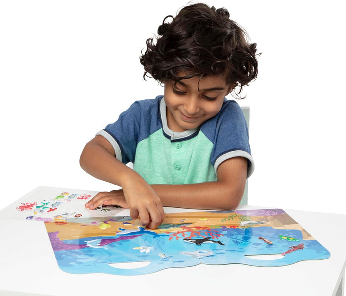 Melissa & Doug - Reusable Puffy Sticker Play Set - Ocean