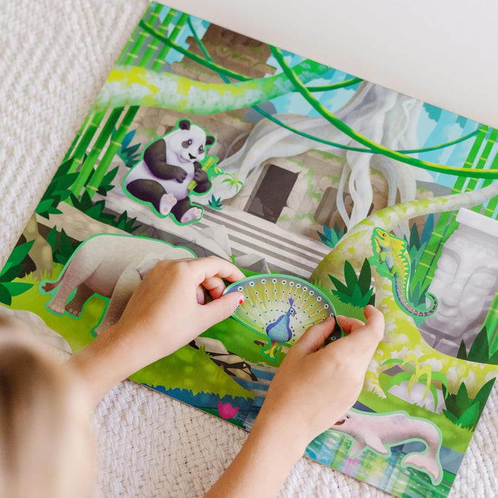 Melissa & Doug - Reusable Sticker Pad - Jungle & Savanna