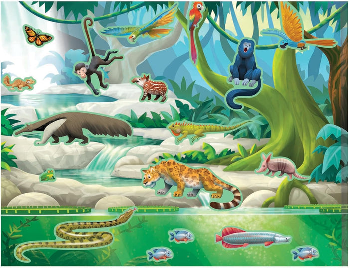 Melissa & Doug - Reusable Sticker Pad - Jungle & Savanna