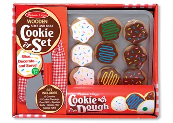 Melissa & Doug - Wooden Slice And Bake Cookie Set