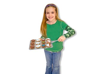 Melissa & Doug - Wooden Slice And Bake Cookie Set