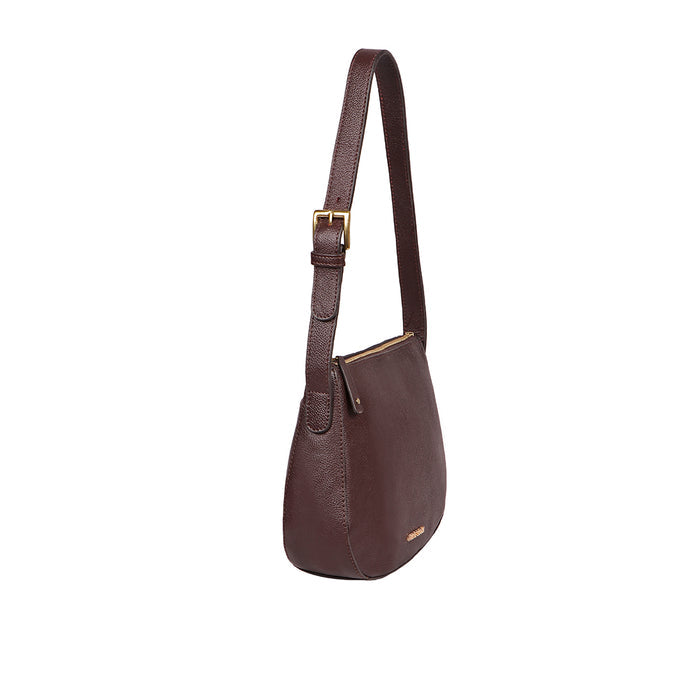 Melo 04 Brown Leather Shoulder Bag