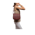 Melo 04 Red Leather Shoulder Bag