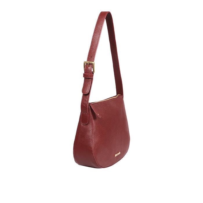 Melo 04 Red Leather Shoulder Bag
