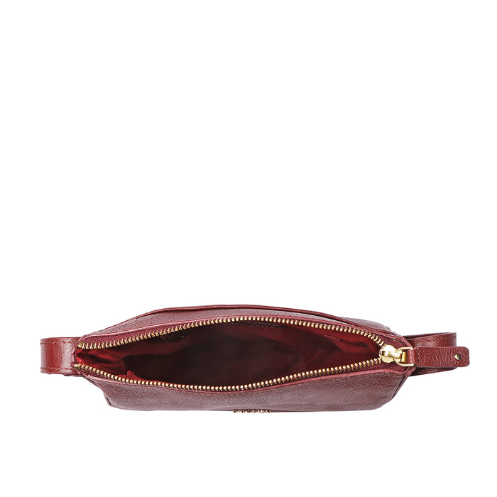 Melo 04 Red Leather Shoulder Bag