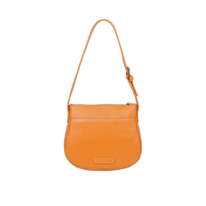 Melo 04 Yellow Leather Shoulder Bag