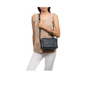 Melo 05 Blue Leather Crossbody